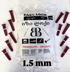 მეტლახის დამჭიმი კლიფსი Easy-Lock/იზი-ლოქი - 1.5 მმ