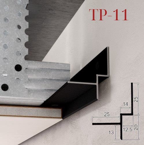 ჩრდილოვანი პროფილი ჭერის