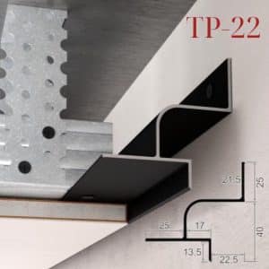 ჩრდილოვანი პლინტუსი ჭერის