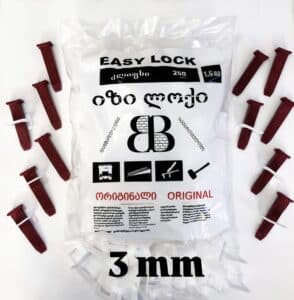 მეტლახის დამჭიმი კლიფსი Easy-Lock/იზი-ლოქი – 3 მმ